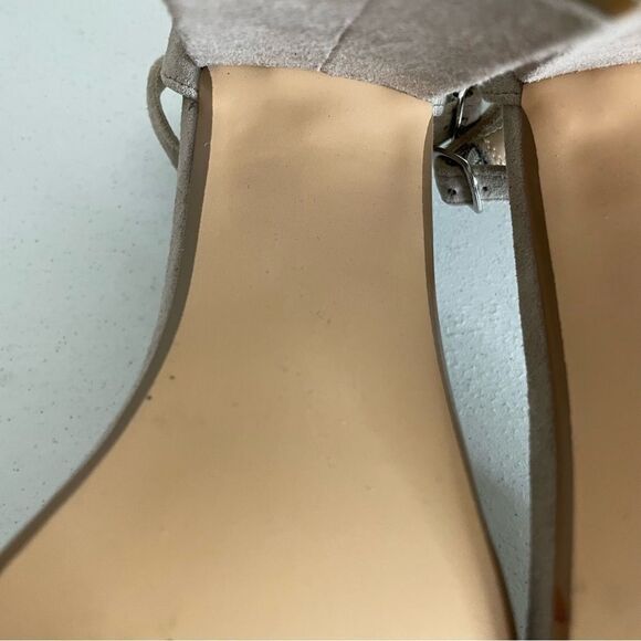 Steve Madden Carrson Blush Suede Heeled Sandals Size 10 - Picture 11 of 14